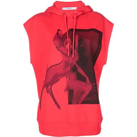 givenchy bambi sleeveless hoodie|givenchy sweatshirt sale.